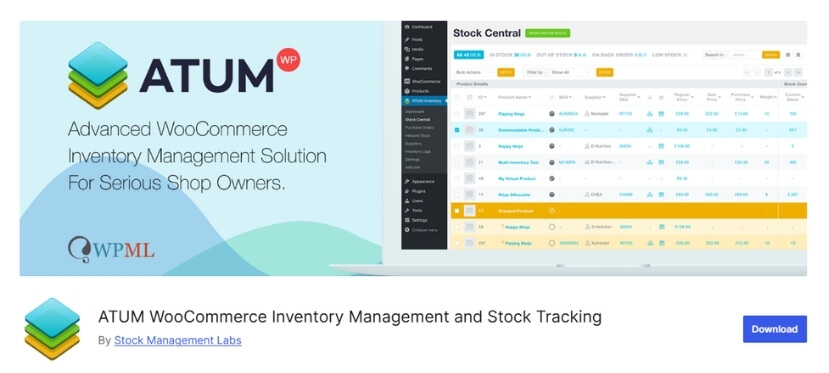 ATUM Inventory Management for WooCommerce