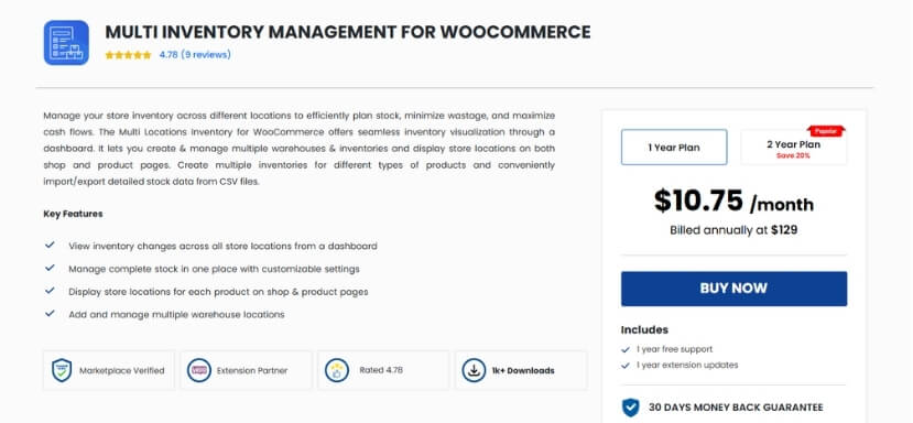 Addify WooCommerce Multi Inventory Management