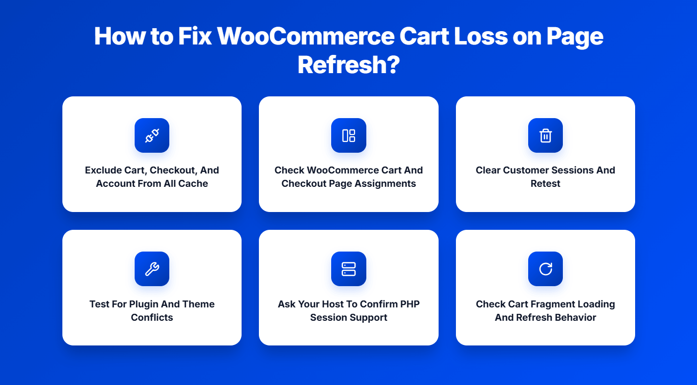 How to Fix WooCommerce Cart Loss on Page Refresh
