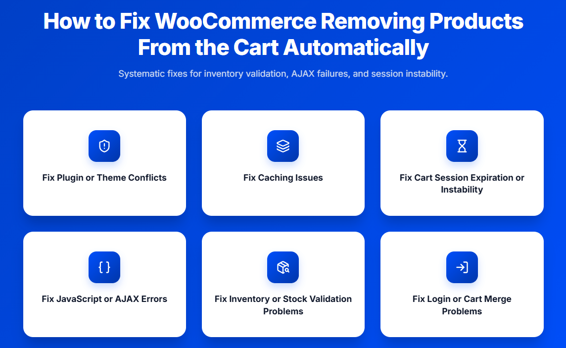 How to Fix WooCommerce Removing Products From the Cart Automatically