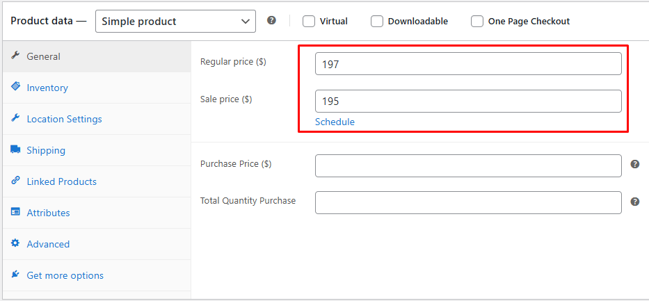 Manage Stock and Prices