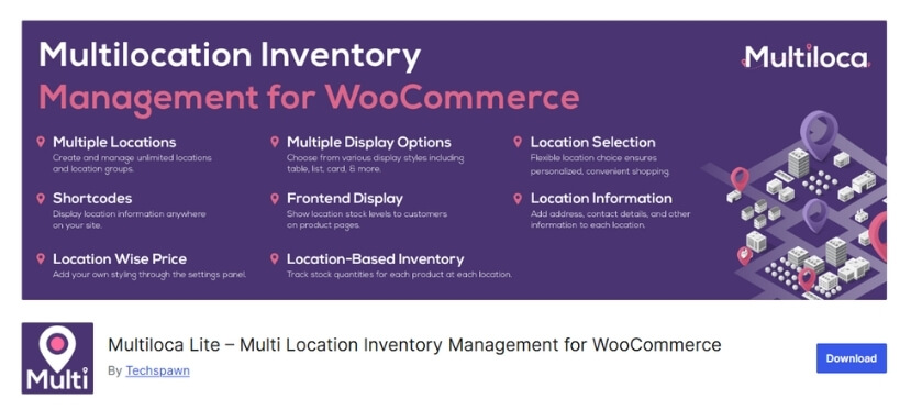 Multiloca Lite – Multi Location Inventory Management for WooCommerce