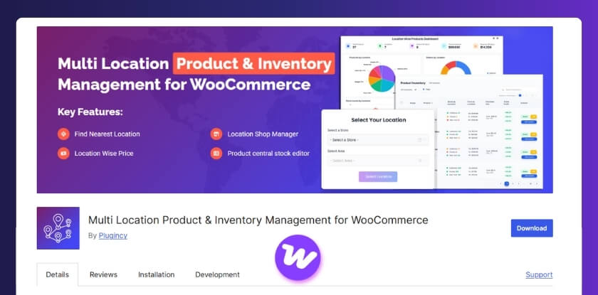 multi locations inventory management for WooCommerce